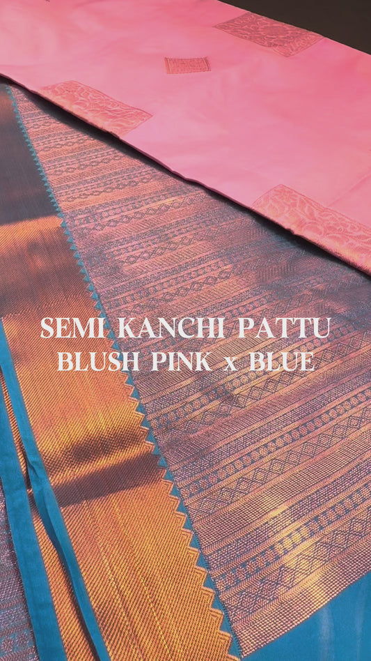 Semi Kanchi Silk Saree